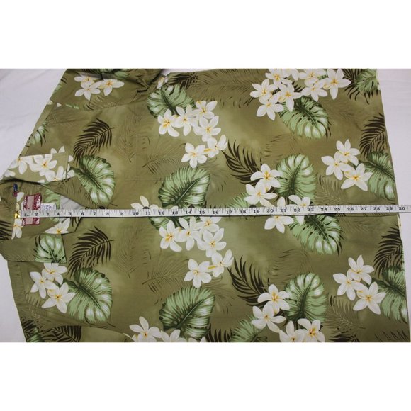 Vintage RJC floral tropical Hawaiian‎ short sleeve button front shirt L - Picture 10 of 13